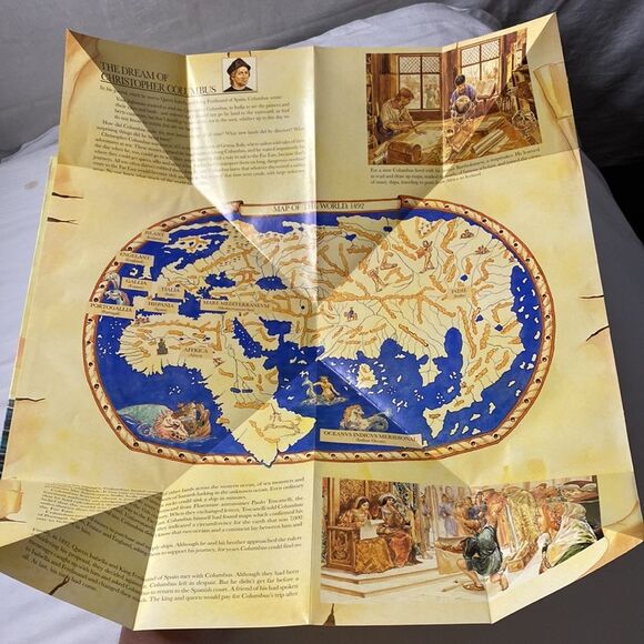 The Voyage of Columbus In His Own Words Pop Up Book Sears, Roebuck 1st Ed 1991 - Picture 2 of 6